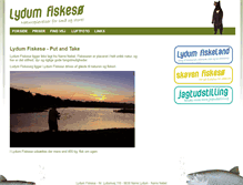Tablet Screenshot of lydum-fiskesoe.dk